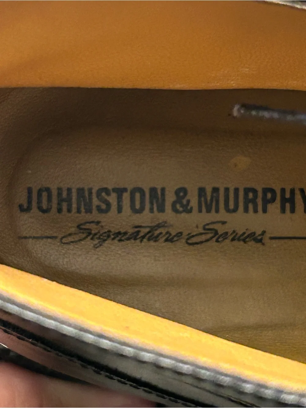 Johnston & Murphy Signature Series Cap Toe Sheep Skin Leather Ankle Boots 10